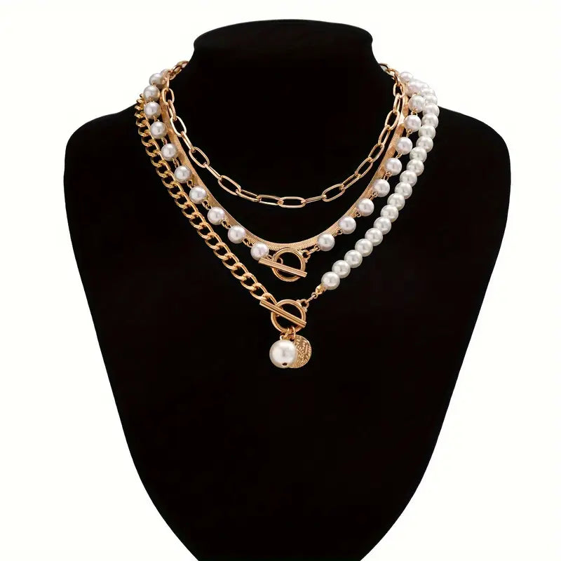 Collier Vintage en Perles et Chaîne en Or | Or