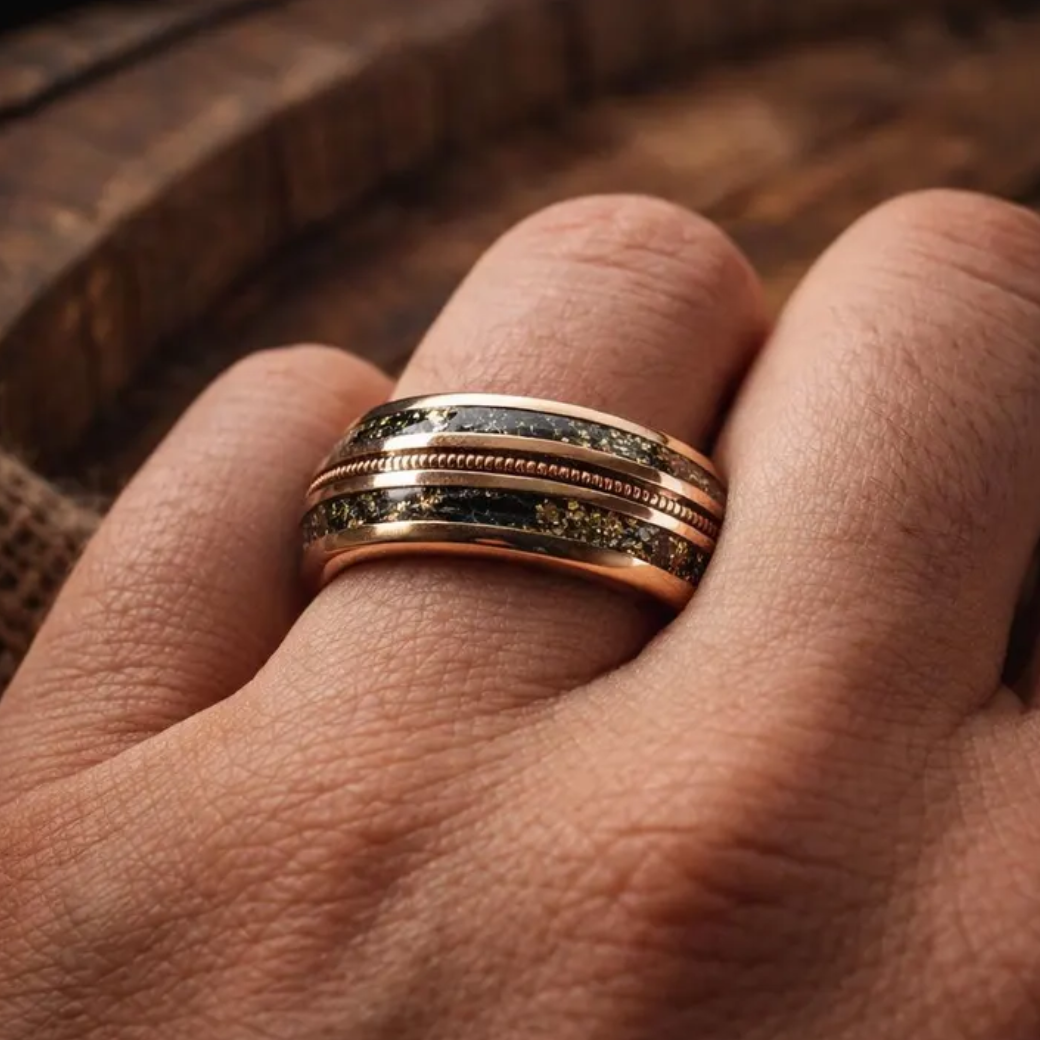 Bague en Pierre Aurora