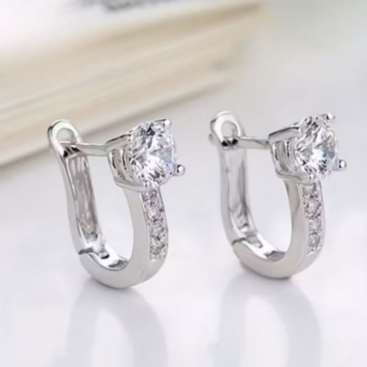 Boucles d'oreilles avec pierres CZ