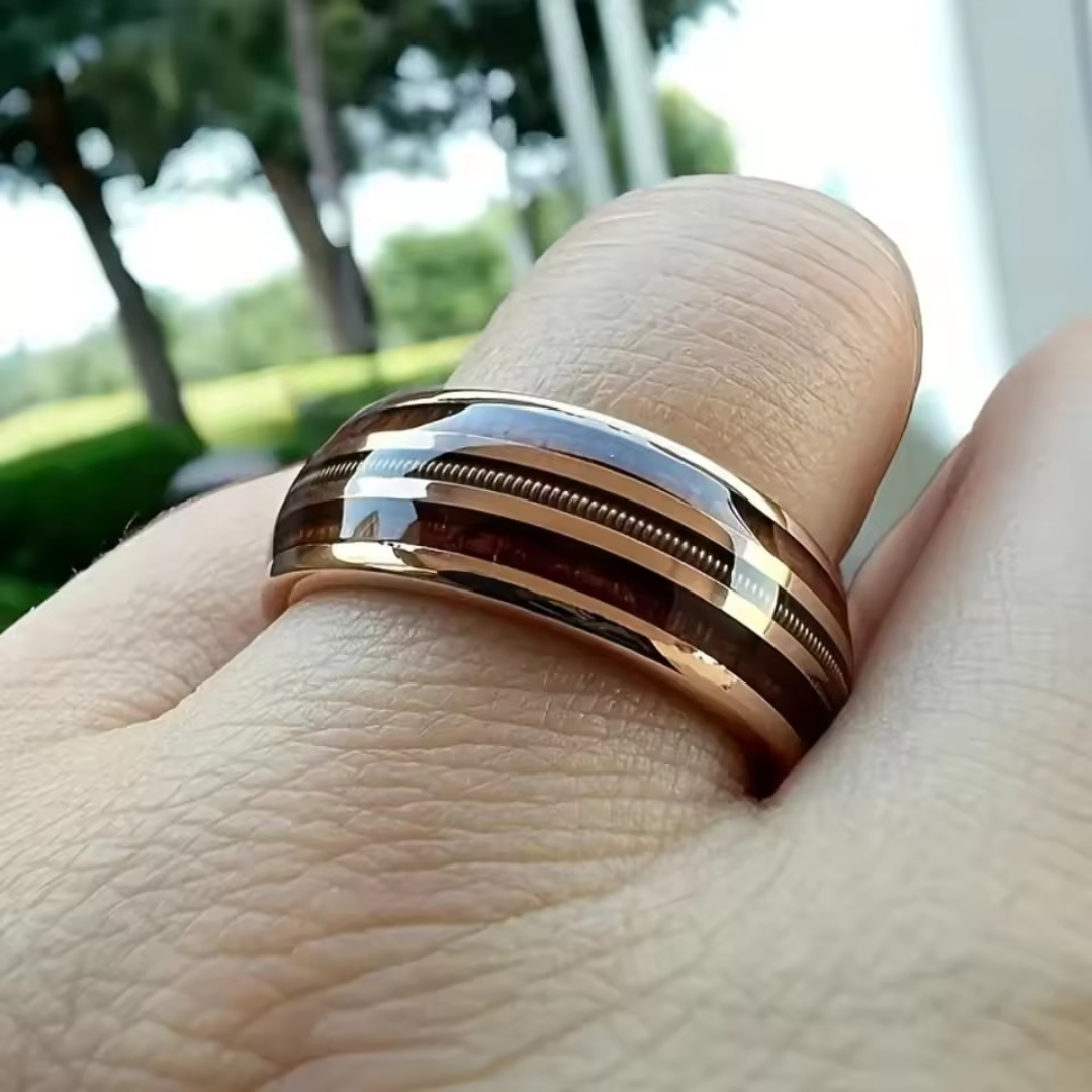 Bague d'Homme Vintage à Couches