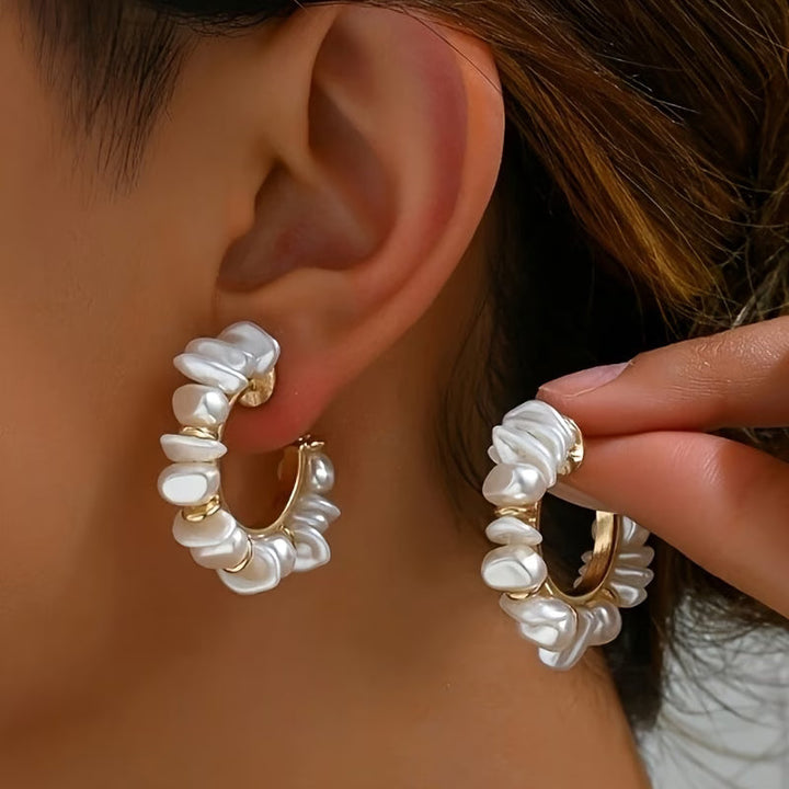 Boucles d'oreilles en perles chunky