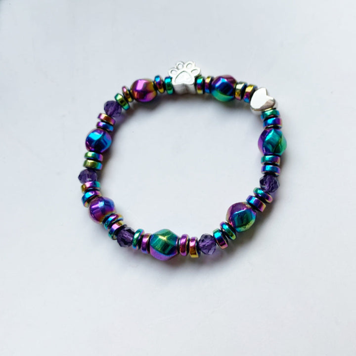 Bracelet Magnétique avec Charme Patte