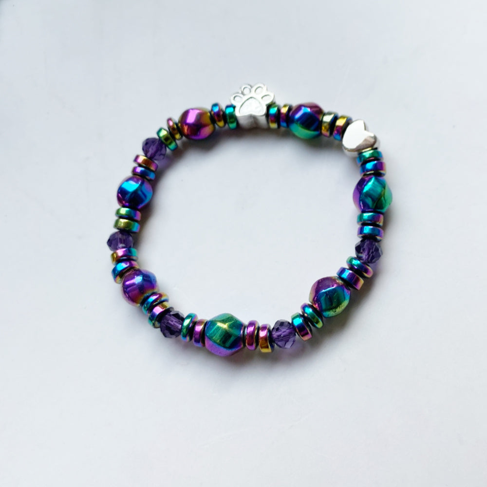 Bracelet Magnétique avec Charme Patte