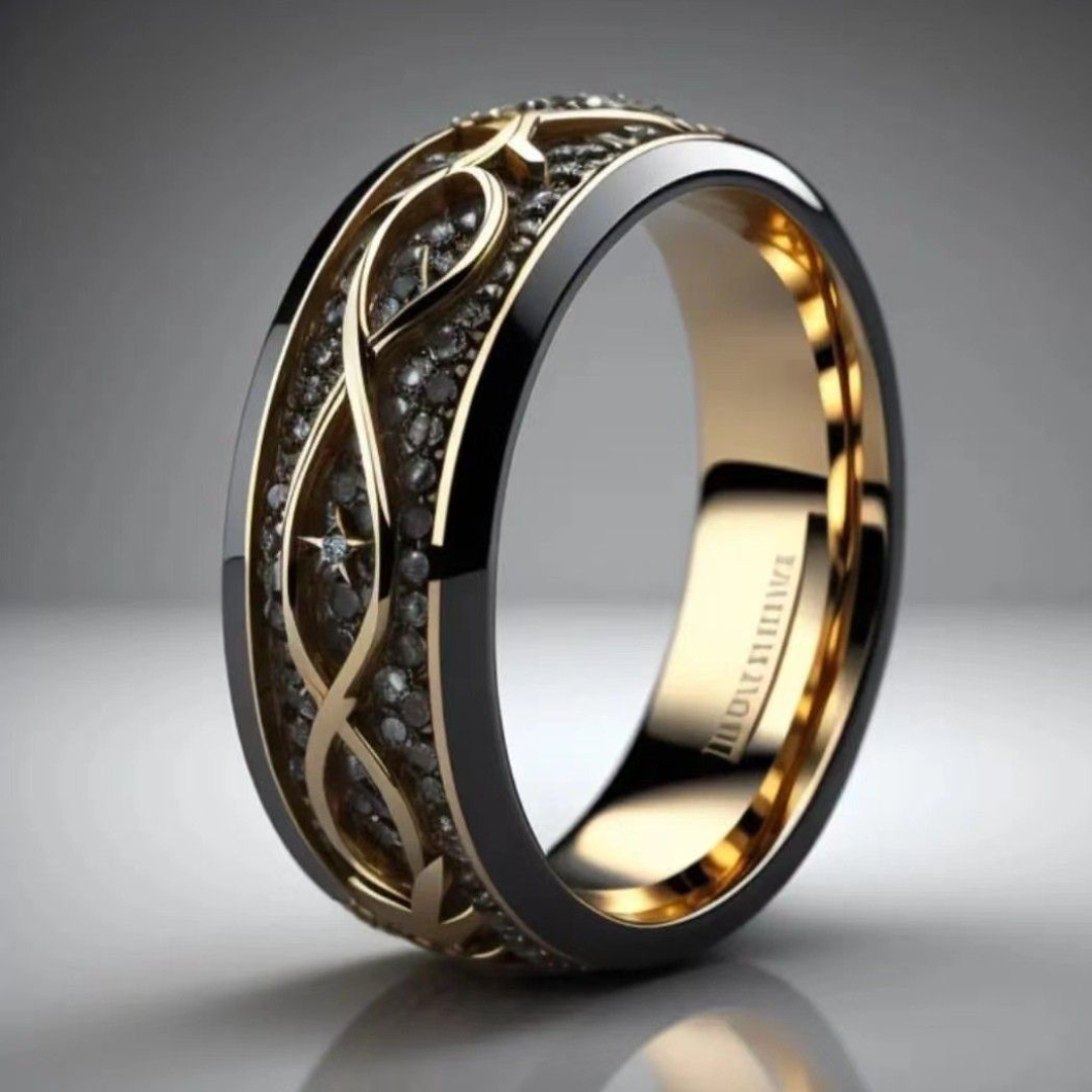 Bague pour homme en héritage celtique vintage