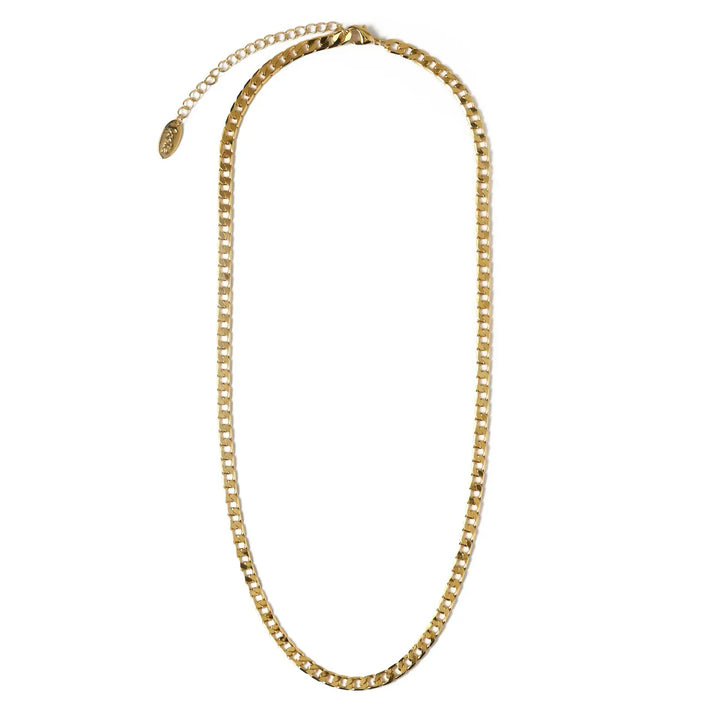 Collier en Chaîne à Maillons Plat | Or