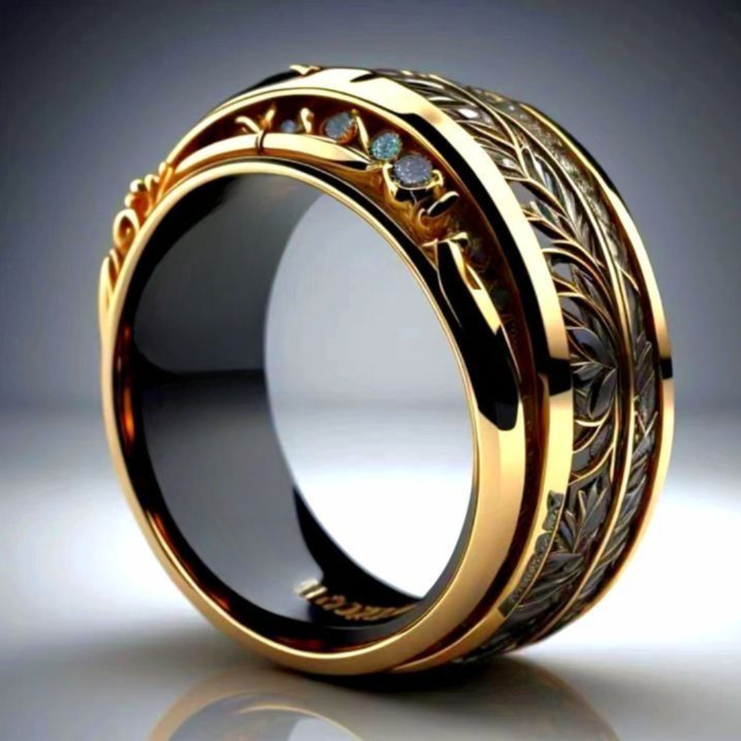 Bague Impériale Celtique en Or pour Hommes