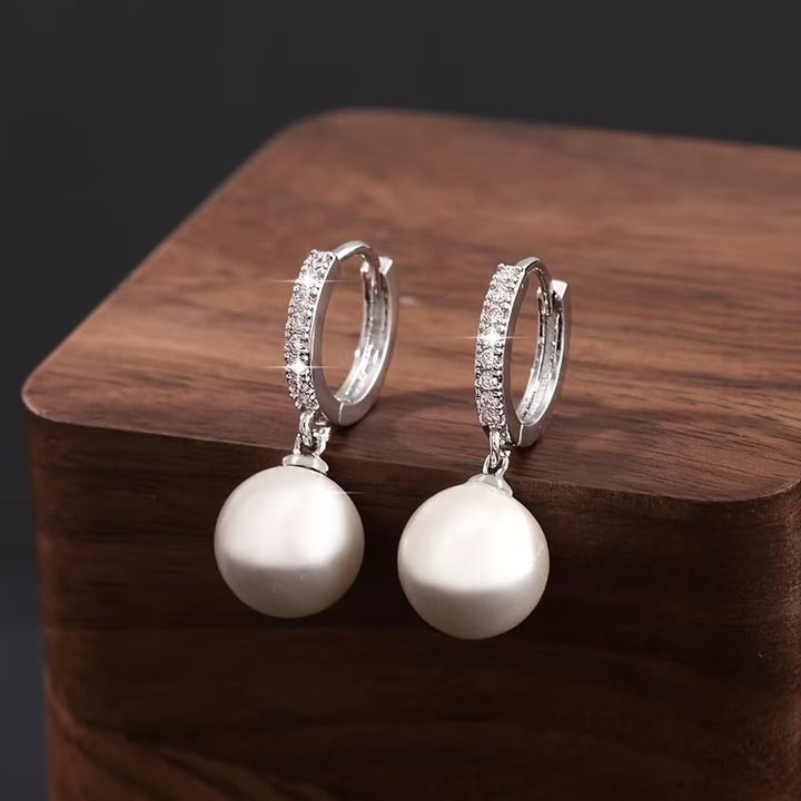 Les Boucles d'Oreilles Modernes en Perles Pendantes