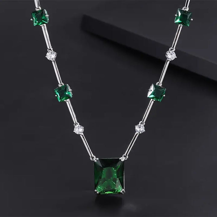 Bijoux Daphira Verelune émeraude | Or Blanc