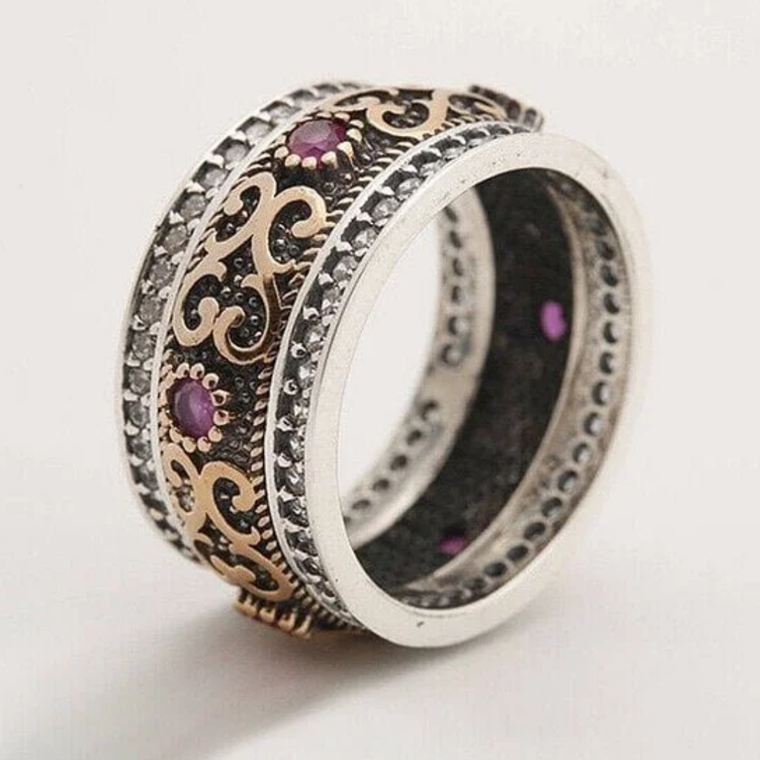 Bague en Argent & Or Héritage de Rome