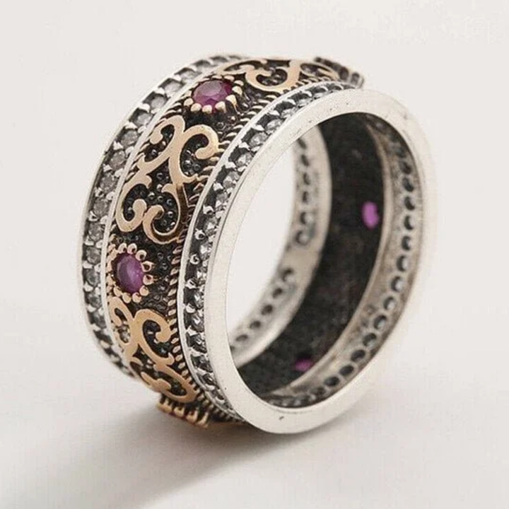 Bague en Argent & Or Héritage de Rome