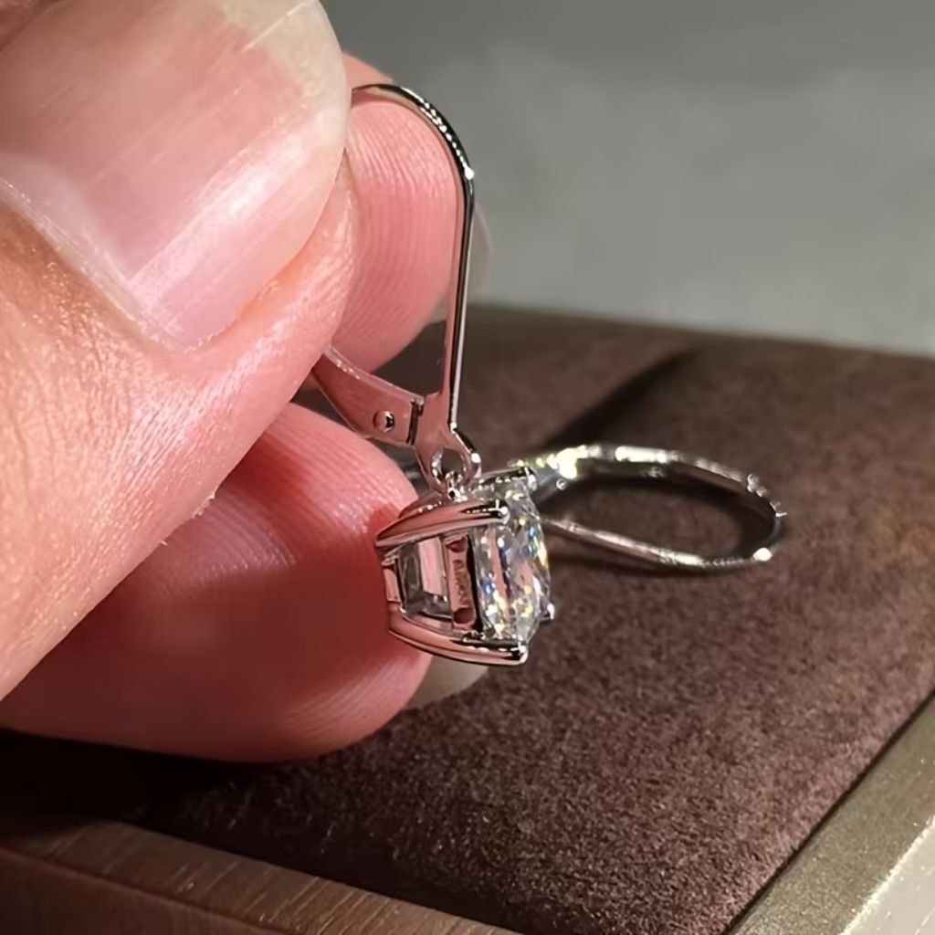 Boucles d'oreilles en cristal classique