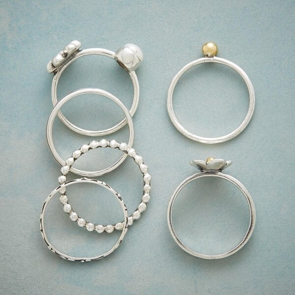 Bague en Perles de Fleurs