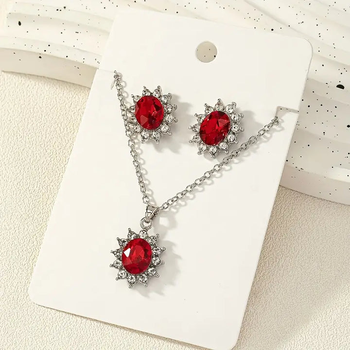 Ensemble de Bijoux Katya Ruberyn | Or Blanc