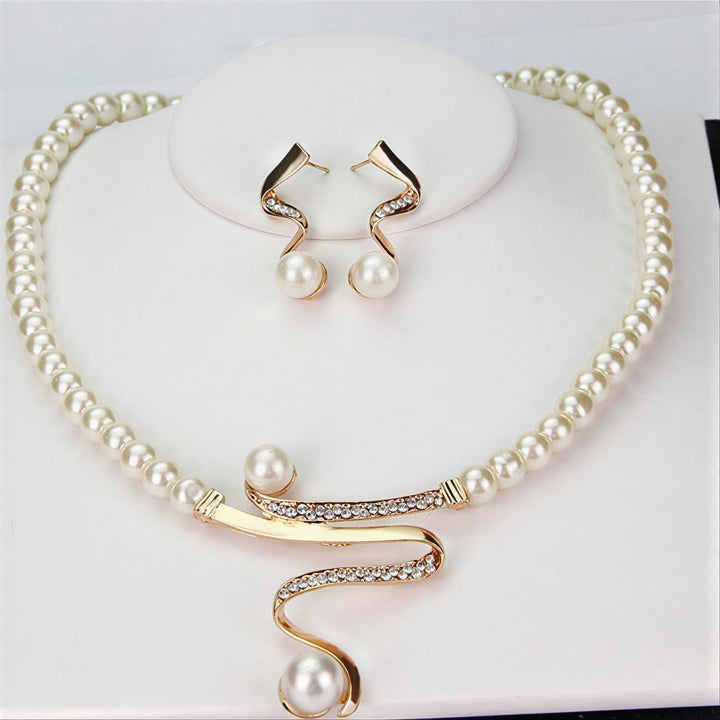 Ensemble de Bijoux en Perles Élégantes