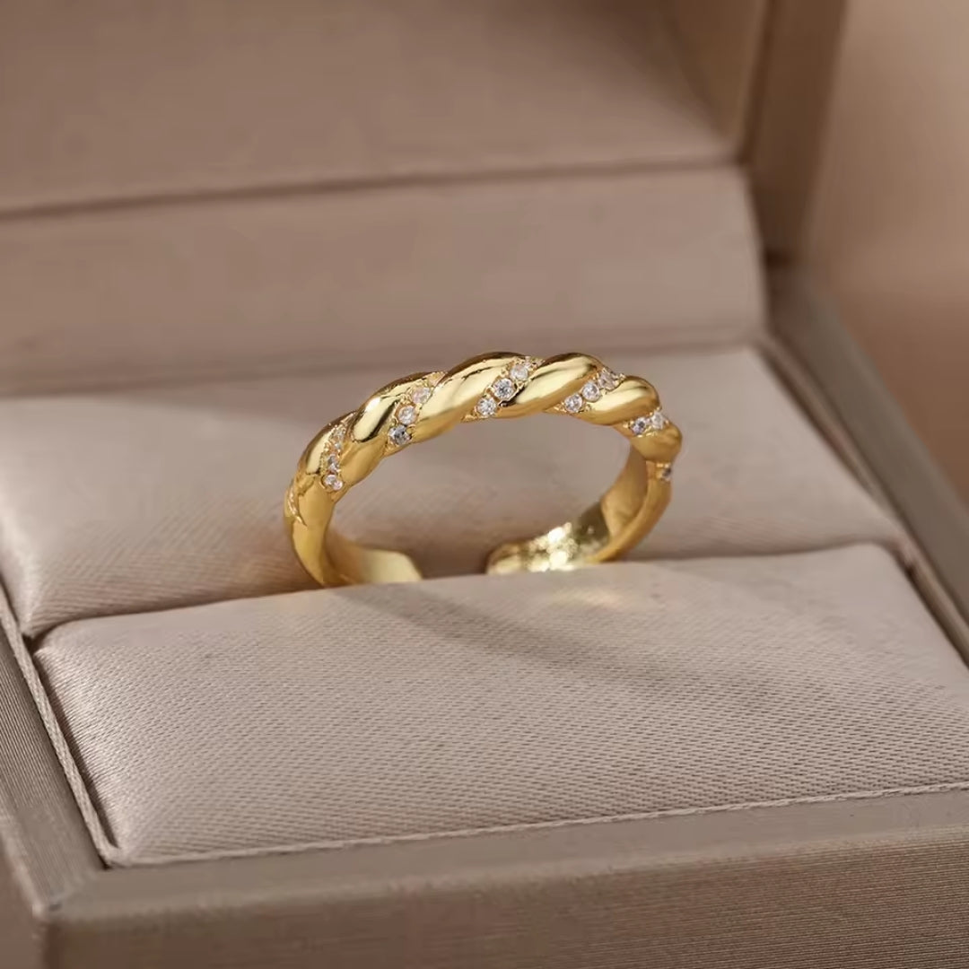 Bague en Or Tressée