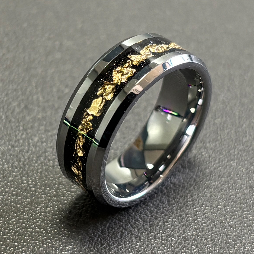 Bague en Noyau Doré