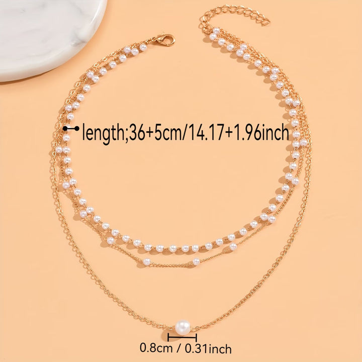 Le collier couche perle Trinity