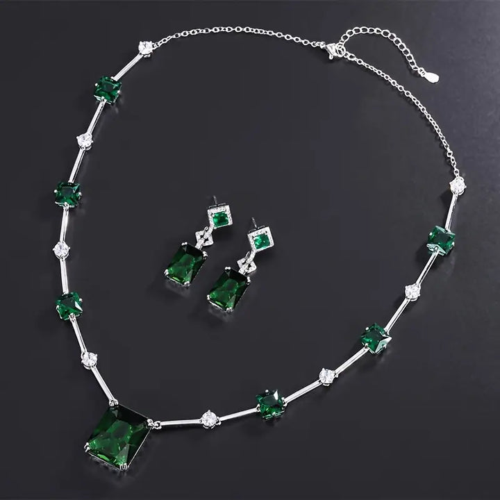 Ensemble de bijoux Daphira Verelune | Or blanc 14k