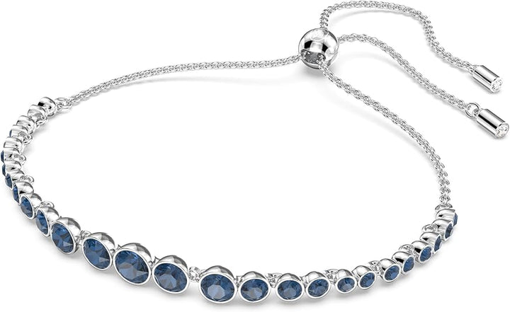 Bracelet Tennis en Saphir Taille Ronde | Or Blanc