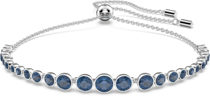 Bracelet Tennis en Saphir Taille Ronde | Or Blanc