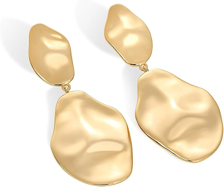 Boucles d'oreilles Vague Ripple | Or