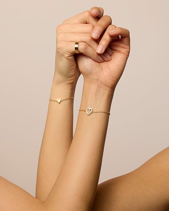 Bracelets Cœur Rayonnant | Or
