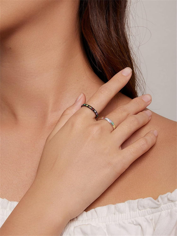 Bague en Argent Sterling avec Design de Patte