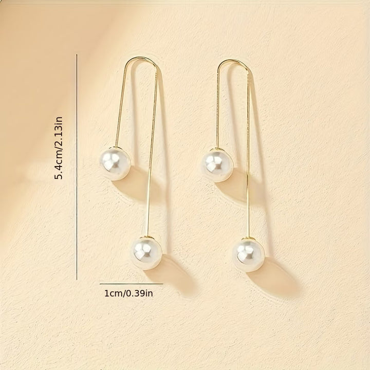 Boucles d'oreilles Statement Perle Radieuse
