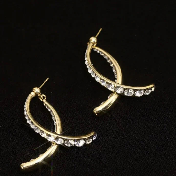 Boucles d'oreilles Gratiana Serapha | Or blanc 18k
