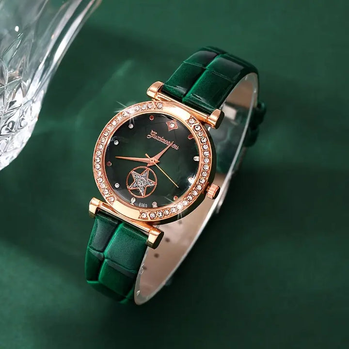 Ensemble de Bijoux Verdantra Timecourt | Or