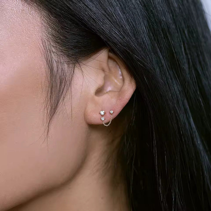 Boucles d'oreilles Esme | Or 16k