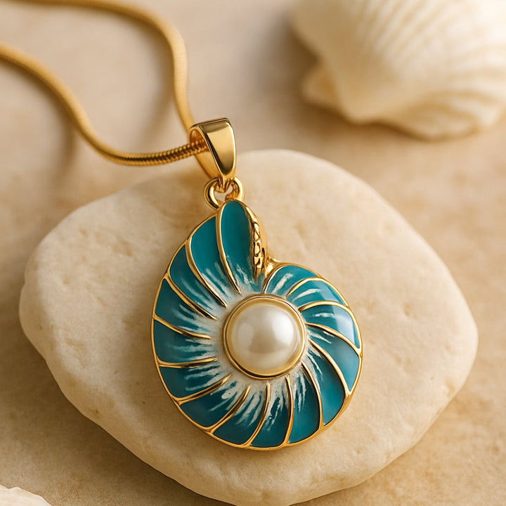 Collier Pendentif en Perle de Coquillage