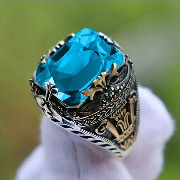 Bague de Sceau Turque Vintage