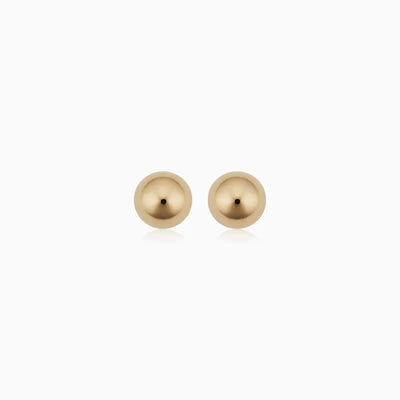 Boucles d'oreilles à perles | Or Blanc