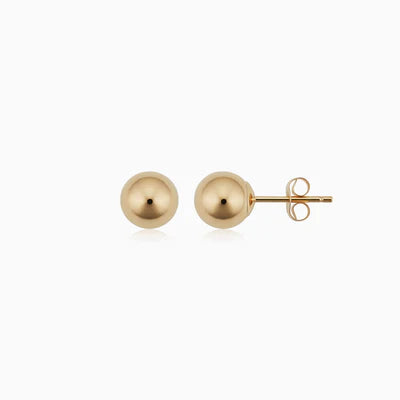 Boucles d'oreilles à perles | Or Blanc