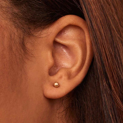 Boucles d'oreilles en forme de boule | Or