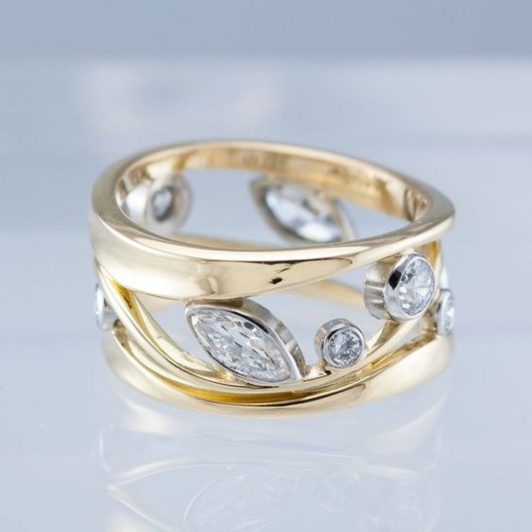 Bague Vintage en Or et Zircon