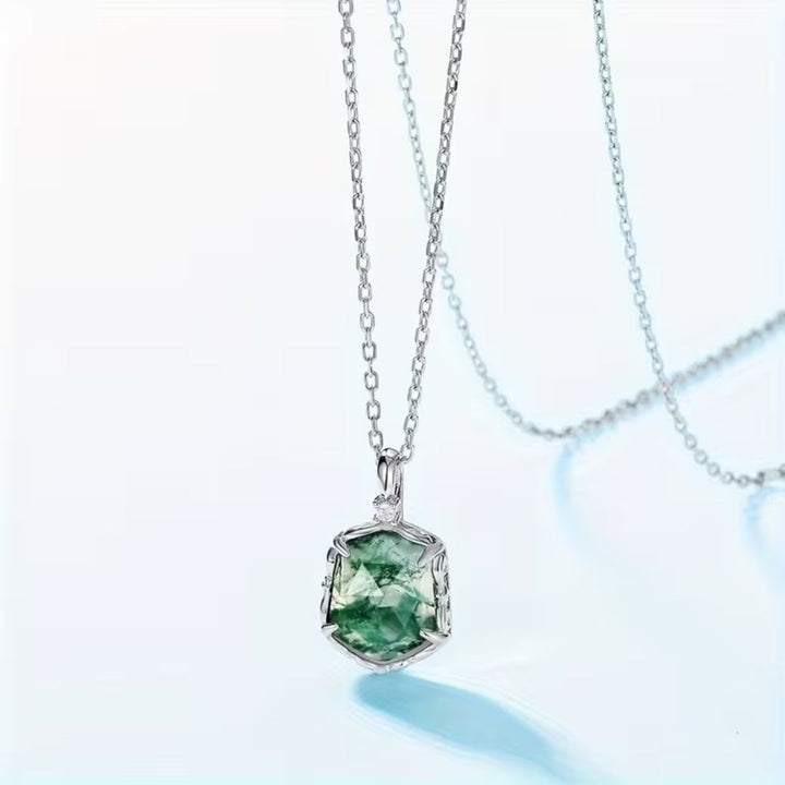 Collier en Cristal d'Agate Mousse