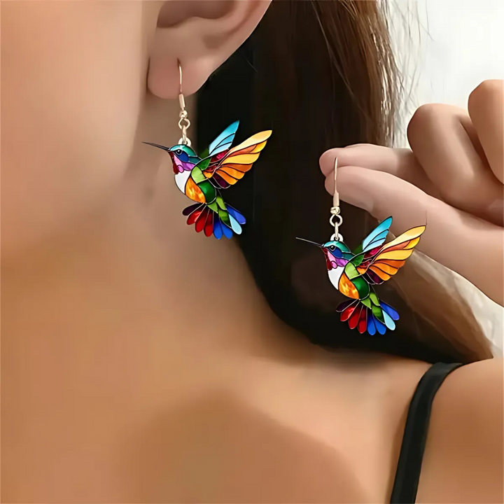 Magnifique Collier Colibri avec Boucles d'Oreilles Bonus – Offre à Durée Limitée