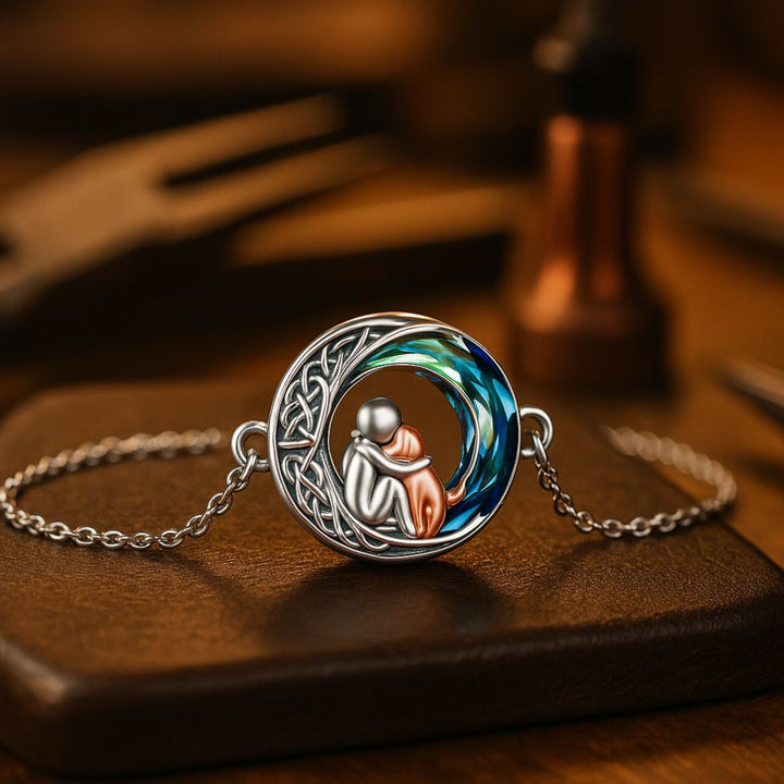 Bracelet en argent sterling avec pendentif chien ajustable