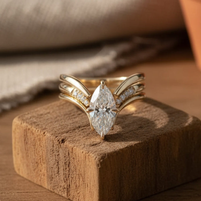 Bague en Or Drop Crown