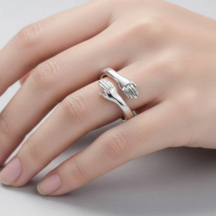 Bague Huggie Ajustable en Argent