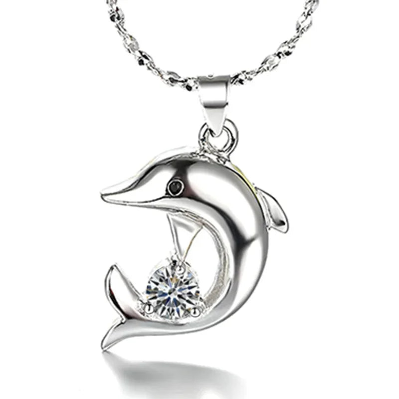 Ensemble de bijoux en argent sterling avec dauphin