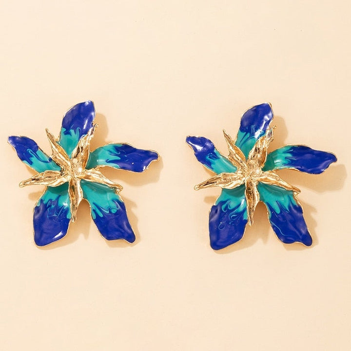Boucles d'oreilles Fleurs Chanceuses en Or