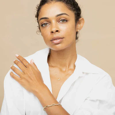 Collier initial en lettre d'amour | Or