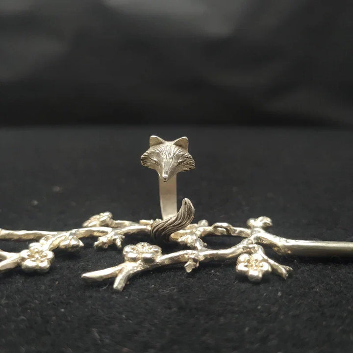 Bague Renard Argenté pour Femmes