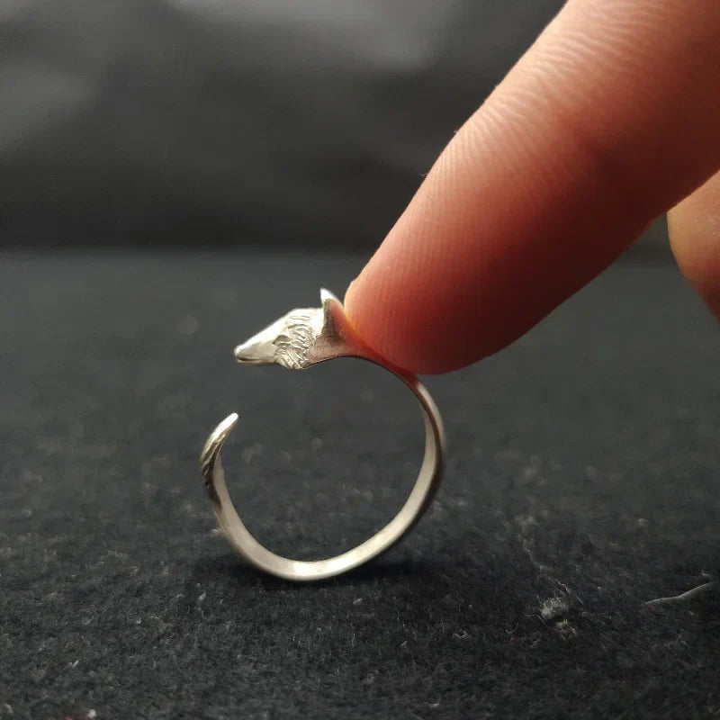 Bague Renard Argenté pour Femmes