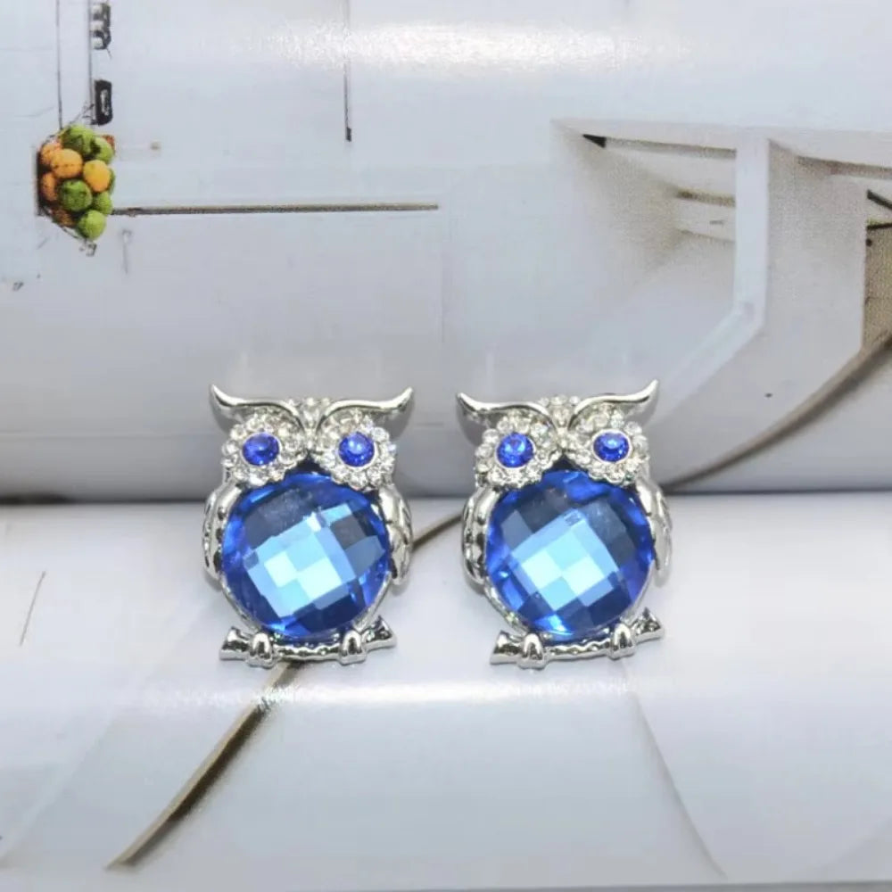 Collier Pendentif Hibou en Cristal