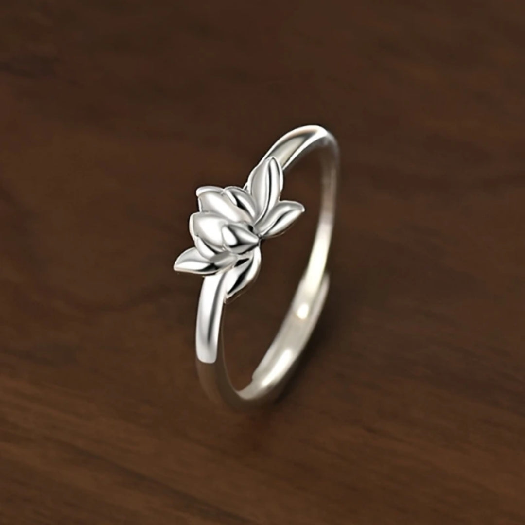 Bague Lotus Argent
