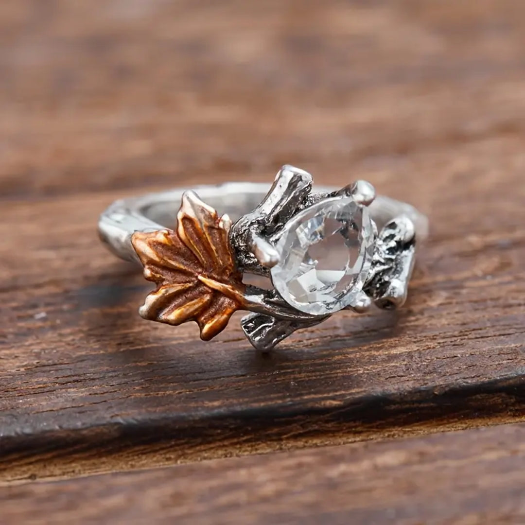 Bague en Cristal Blanc Nature